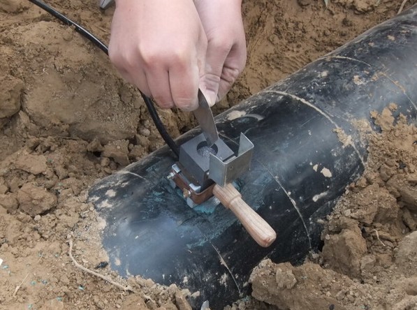 熱熔焊接現(xiàn)場